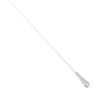 LRXIYODE Metal Orchestra Conductor Silver Metal and Plastic Steel Music Conducting Stick for Symphony Choir Band Directors and Teachers Comfortable Grip Accurate Control