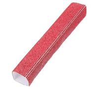 LRXIYODE Microphone Handle for Stage Performances and Events, Cloth Material Red Rhinestone Cover Sleeve with Eye-catching Design, Enhances Appearance for Wireless Handheld Microphones