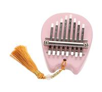 LRXIYODE Mini Acrylic Kalimba Thumb Piano for Boy Girl Key Finger Harp Instrument Portable Music Education Toy Charming Design Versatile Sound for Beginner Musicians