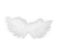 LRXIYODE Mini Bjd Doll Angel Wings Accessories White for Carnival Cosplay Halloween Christmas Decoration with Easy Attachment and Multiple Color Options