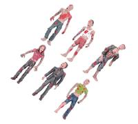 LRXIYODE Mini Corpse Dolls Realistic Simulation Zombie Figurines Scary Halloween Props for Party Pranks and Decorations Plastic Material