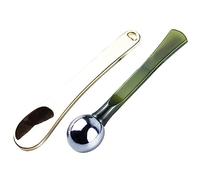 LRXIYODE Mini Cosmetic Spatulas 2pcs Face Cream Scoops Plastic Skincare Tools for Eye Cream Mask Application Travel Facial Makeup Mixing