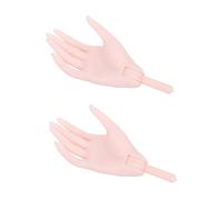 LRXIYODE Mini Doll Hands Replacement Smooth Hand Mannequin Accessories for Small Dolls Realistic Lifelike Fit for Creative Enhancements