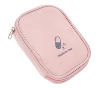 LRXIYODE Mini Medicine Storage Bag Portable Medication Organizer Pouch Compact Kit for Travel Hiking Business Trips School Outdoor Activities Durable Zipper Closure Stylish Design Capacity