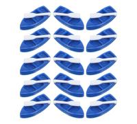LRXIYODE Mini Resin Rowboat and Paddle Set 20 Pieces Dark Blue Beach Theme Cake Toppers Micro Garden Decor for Dollhouse Fairy Landscape Pool Party