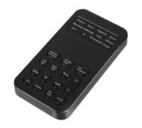 LRXIYODE Mini Sound Card Voice Changer with Sound Effects for Live Streaming and Gaming Handheld Portable Audio Interface Compatible with Phone and Computer No Driver Needed Voice