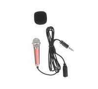 LRXIYODE Miniature Cellphone Microphone for Singing Portable Handheld Ktv Microphone No External Power Needed Compatible with Phones for Outdoor Karaoke and Video Recording