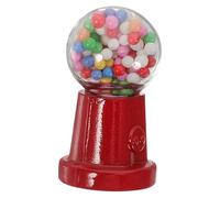 LRXIYODE Miniature Dollhouse Candy Machine Model Red Candy Dispenser for Doll House Supplies and ’ Pretend Play Accessories