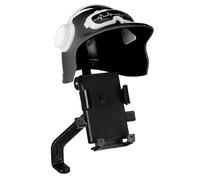 LRXIYODE Motorcycle Phone Holder with Adjustable Sunshade Secure Clamp Bike Phone Mount for Rearview Mirror Compatible with Smartphones for Hands Riding Safety
