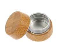 LRXIYODE Multi Function Lip Balm Tin with Screw Lid Durable Aluminum Cosmetic Container for Creams Ointments Travel Makeup Storage Leak Resistant Round Jar for Home Accessories