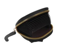 LRXIYODE Multi-Layer Cat Coin Purse with Zipper, Small Silicone Credit Card Wallet for Women, Travel Accessory and Money Organizer in Black