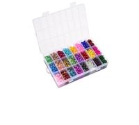 LRXIYODE Multi-Shape Glass Beads for DIY Crafting and Bead Jewelry Making with Beautiful Appearance Space Saving Storage for Bracelet and Necklace Projects