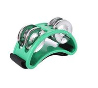 LRXIYODE Music Education Foot Tambourine Jingle Bells for Fun Musical Play for Parties Band Performances Creative Learning Durable Percussion Instrument