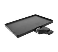 LRXIYODE Music Stand Tray Black Holder for Sheet Music and Mic Accessories Portable Reading Stand for Keyboard Piano Guitar