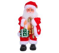 LRXIYODE Musical Santa Doll with Movable Arms for Christmas Decoration Cute Electric Xmas for Playful Holiday Present and Festive Atmosphere Enhancer