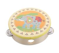LRXIYODE Musical Tambourine Drum Handheld Percussion for Early Music Education Rhythm Development Safe Cloth Materials Colorful Design for Group Activities and Interactive Play