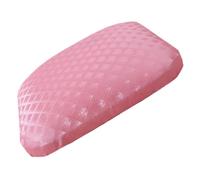 LRXIYODE Nail Art Arm Rest Hand Pillow Small Pink Quilted Cushion for Manicure Nail Support Reusable Hand Cushion and Home Salon Use