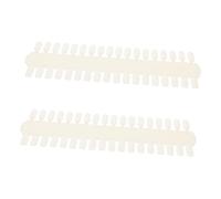 LRXIYODE Nail Art Display Palette 2pcs 72 Tips Single-sided Nail Polish Practice Board Natural Color for Manicure Salon Training and
