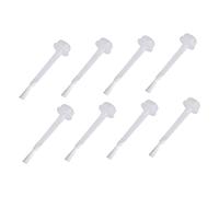 LRXIYODE Nail Dipping Powder Liquid Replacement Brush Durable White Nail Varnish Brush for Dip Powder Base Coat and Gel Polish Easy to Replace for Salon and Home Use