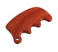 LRXIYODE Natural Wood Gua Sha Board Wave Shaped Massage Tool for Back and Body Muscle Relaxation Portable Wooden Acupressure Scraping Device for Relief and Self-Care Therapy