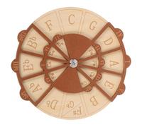 LRXIYODE Natural Wooden Guitar Circle of Fifths Wheel Music Theory Aid for Beginners and Students Portable Chord Trainer and Melody Tool for Guitar Practice and Songwriting