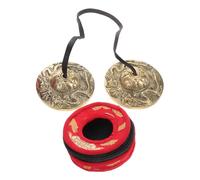 LRXIYODE Nepalese Bell Cymbals Percussion Instrument for Meditation Double Dragon Design Cymbals Yoga Meditation Chimes