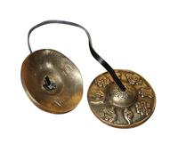 LRXIYODE Nepalese Handmade Tingsha Cymbals Pure Copper Meditation Bell for Yoga and Spiritual Practice