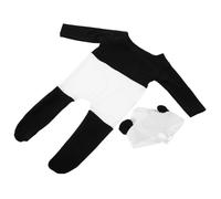 LRXIYODE Newborn Photography Prop Set Panda Footed Romper and Hat Soft Unisex Shower Clothes for Boys and Versatile Born Outfits for Photoshoots and Special Occasions