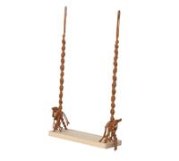 LRXIYODE Newborn Photography Wooden Swing Prop for Boys Smooth Rounded Edges Photo Shoot Accessory Portable Minimalist Swing Chair with Stable Support for Studio and Outdoor Use