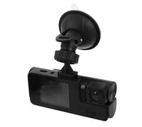 LRXIYODE Night Vision Car Dash Cam Front and Rear Wide Angle Driving Recorder with Interior View Intelligent Loop Recording Automatic Memory Management for Trucks and Cars Security