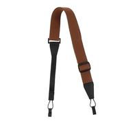 LRXIYODE Non-punching Ukulele Strap in Coffee Colour with Comfortable Edges and Sturdy Fabric Material, Simple and Elegant Design for Protecting Your Ukulele during Performances Or