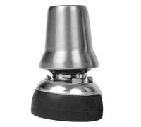 LRXIYODE Non Slip Crutch Replacement Tips with Jointed Rotating Cane Head Stainless Steel and Rubber Cane Protectors for Walking Sticks and Underarm Crutches Shock Absorbing Lightweight