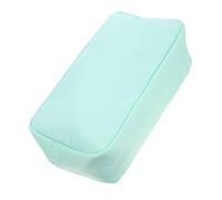 LRXIYODE Nylon Makeup Bag with Secure Zipper Closure Reusable Travel Cosmetics Pouch for Women and Compact Yet Spacious Storage for Keys Jewelry and Makeup Essentials Mint Green Color