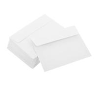 LRXIYODE Paper Envelopes and Convenient Western Flap White with Self Seal A2 Size 50pcs Compatible with Most Stationery and Cards, for Wedding Invitations and Business Letters