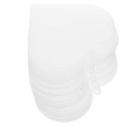 LRXIYODE Pe Mesh Canvas for Embroidery and Cross Stitch with Protective Function White Blank Canvas 30pcs Heart Shape Versatile Use for Shoes and Bags Crafting