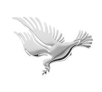 LRXIYODE Peace Dove Brooch Pin Unique Bird Design Metal Lapel Pin for Women Functional Fashion Accessory for Jackets Blouses Wedding Attire