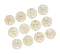 LRXIYODE Personalised Chart Newborn Monthly Record Card Cards