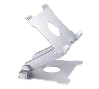 LRXIYODE Phone Stand with Telescopic Angle for Desk Use Ergonomic Cell Phone Holder for Home Office Studio Portable Folding Bracket for Tablets and Smartphones Silver