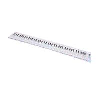 LRXIYODE Piano Practice Cards for Key Keyboard Simulation Paper Chart Helps Beginner Learn Finger Positioning and Music Notation Portable Piano Keyboard Guide