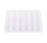 LRXIYODE Plastic Dispensing Bottles for Cosmetics Sample Jars Lids for Travel Use Made of Plastic Material for Holding Small Beauty Products and Samples