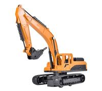 LRXIYODE Plastic Imitation Excavator with Inertia Energy Saving for Hand Muscle Exercise Realistic Details Construction Vehicle Model for Boys Educational Play