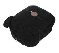 LRXIYODE Plush Bear-shaped Backpack and Ladies Lightweight Large Capacity Shoulder Bag with Smooth Zipper Casual Travel Accessory