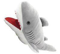 LRXIYODE Plush Shark Hand Puppet for Boys and Girls Mouth-Opening Animal Figure Glove Toy for Storytelling and Role Play
