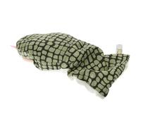 LRXIYODE Plush Snake Hand Puppet with Movable Mouth Soft Cartoon Animal Glove Puppet for Creative Storytelling for Parent Interaction and Role Play and Plaything