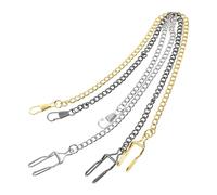 LRXIYODE Pocket Watch Chains Lightweight and Portable Alloy 3pcs Vintage Fob Watch Accessories with Classic Retro Design 37.5cm Length Suitable for Students and Men