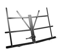 LRXIYODE Portable Foldable Music Sheet Stand with Strong Clip and Carry Bag Multifunctional Metal Book and Tablet Holder for Guitars Desktop Instruments Reading and Playing
