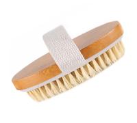 LRXIYODE Portable Massage Bath Brush with Soft Ppr Bristles and Natural Wood Handle Multifunctional Bathing Tool for Gentle Cleaning Suitable for All Ages Space Saving Wall Hanging Design