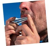 LRXIYODE Portable Mouth Harp Jaw Harp Metal Maultrommel Easy to Play Musical Instrument for Beginners Lightweight Ethnic Folk Harmonica with Unique Melodic Sounds