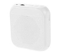 LRXIYODE Portable Rechargeable Voice Amplifier Mini Pa System Headset Microphone, White Teacher Microphone for Classroom and Outdoor Use, High Volume Teacher's Amplifier
