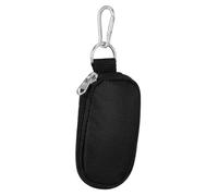 LRXIYODE Portable Slot Essential Oil Case with Handle for Bottles Sturdy Zippered Key Oil Bag for Travel and Home Black Organizer
